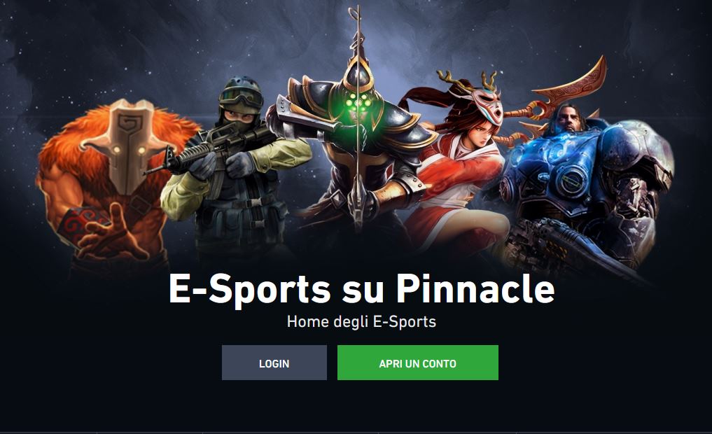 Locandina promozionale dell' operatore Pinnacle